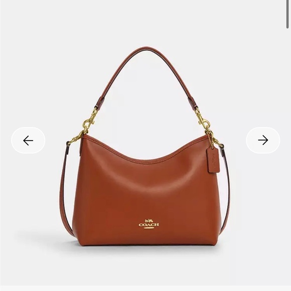 Coach Handbags - Coach Tan Leather Laurel Shoulder Bag